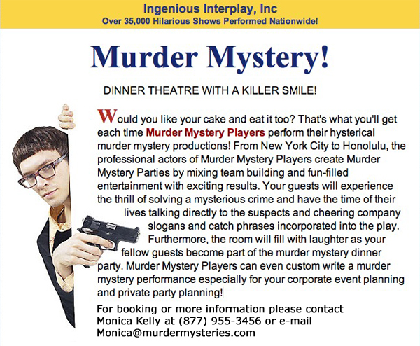 Omaha Murder Mystery Dinners